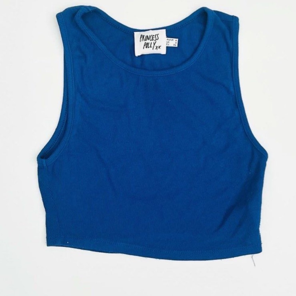 Royal blue princess Polly tank